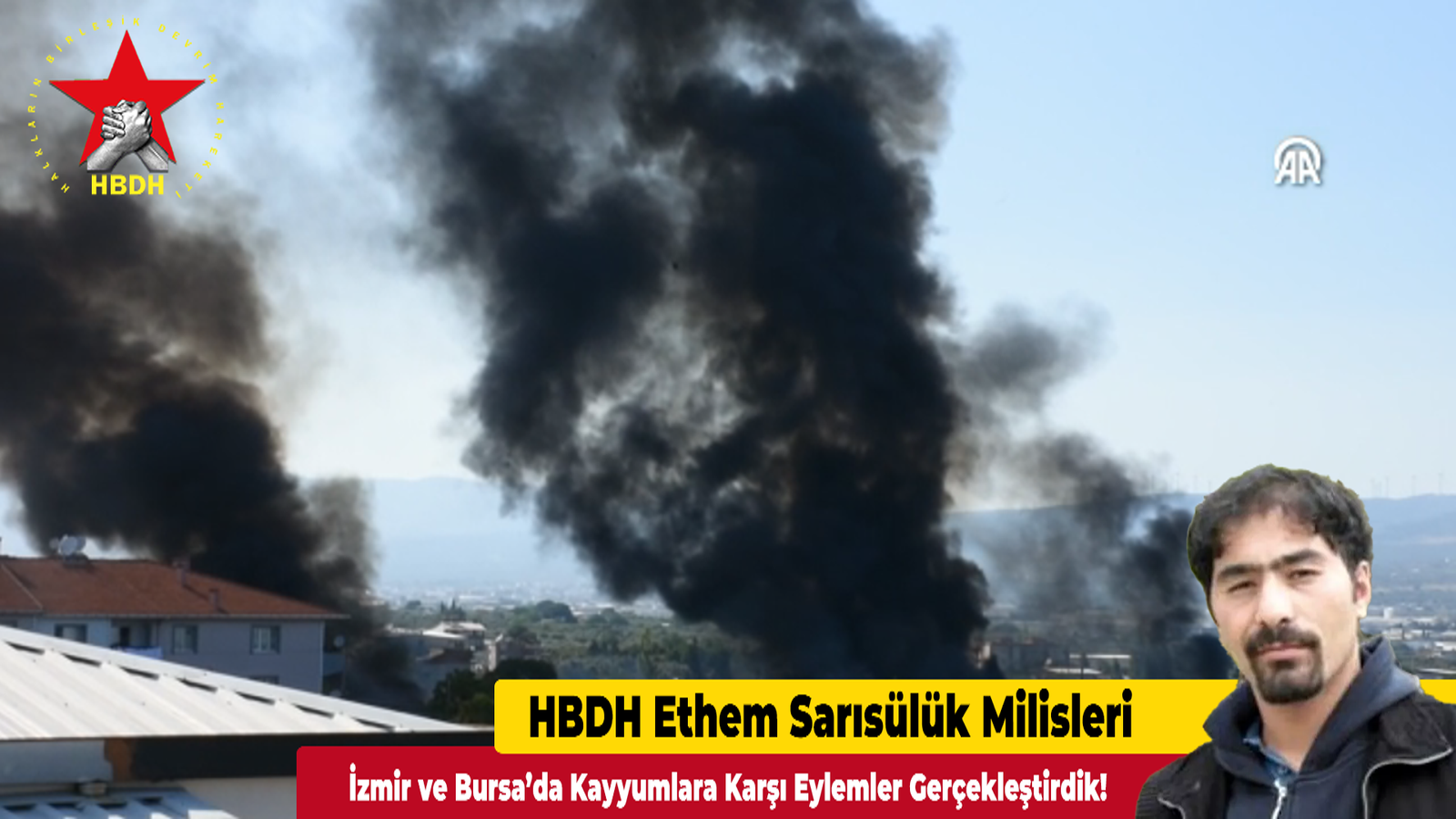 HBDH Ethem Sarısülük Milisleri; “İzmir ve Bursa’da Kayyumlara Karşı Eylem Gerçekleştirdik!”