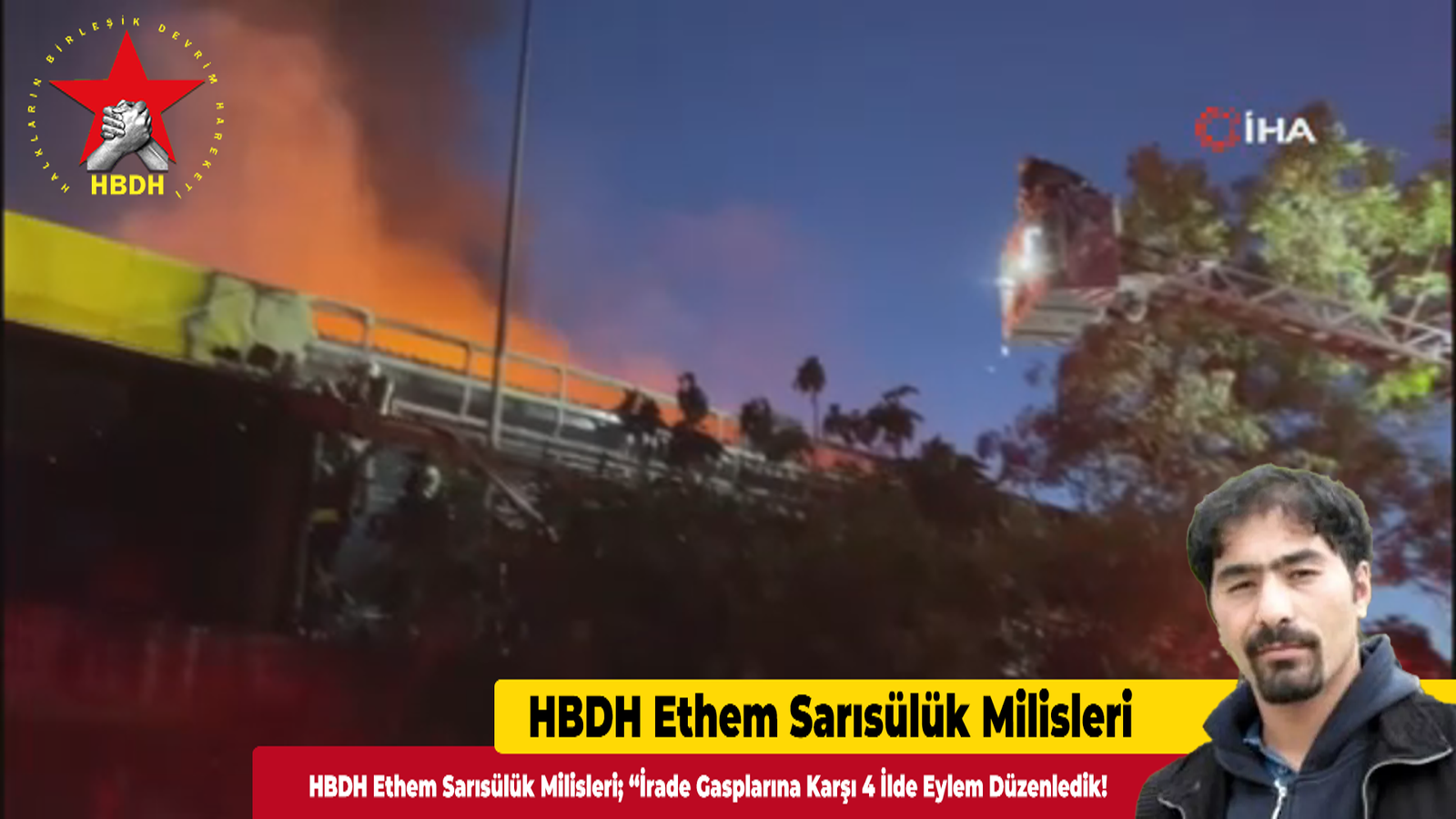 HBDH Ethem Sarısülük Milisleri; “İrade Gasplarına Karşı 4 İlde Eylem Düzenledik!”