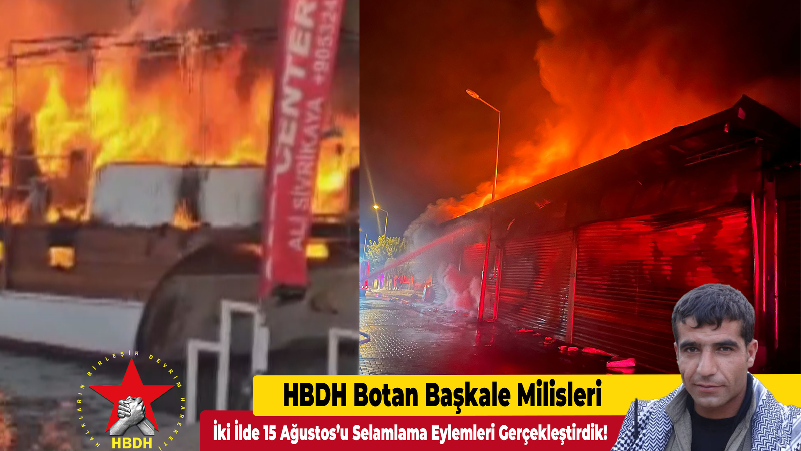 HBDH Botan Başkale Milisleri; “İki İlde 15 Ağustos’u Selamlama Eylemleri Gerçekleştirdik!”
