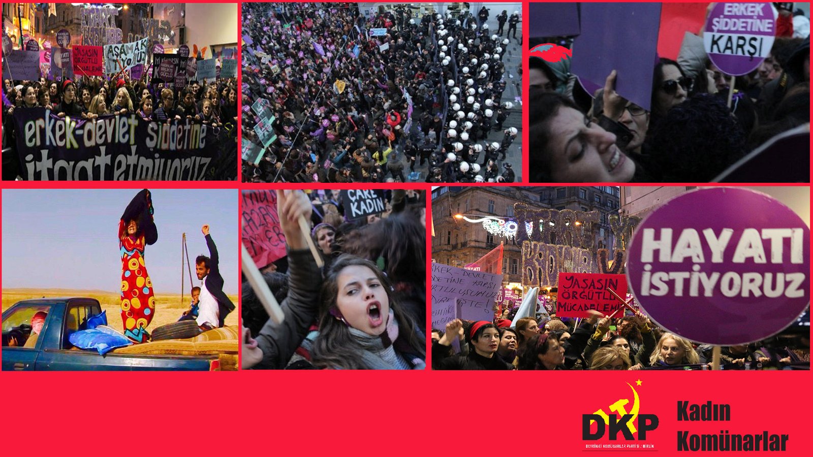 DKP/Birlik – Kadın Komünarlar; “Kaderimizi ellerimize aldığımız bir dünya için savaşacağız!”