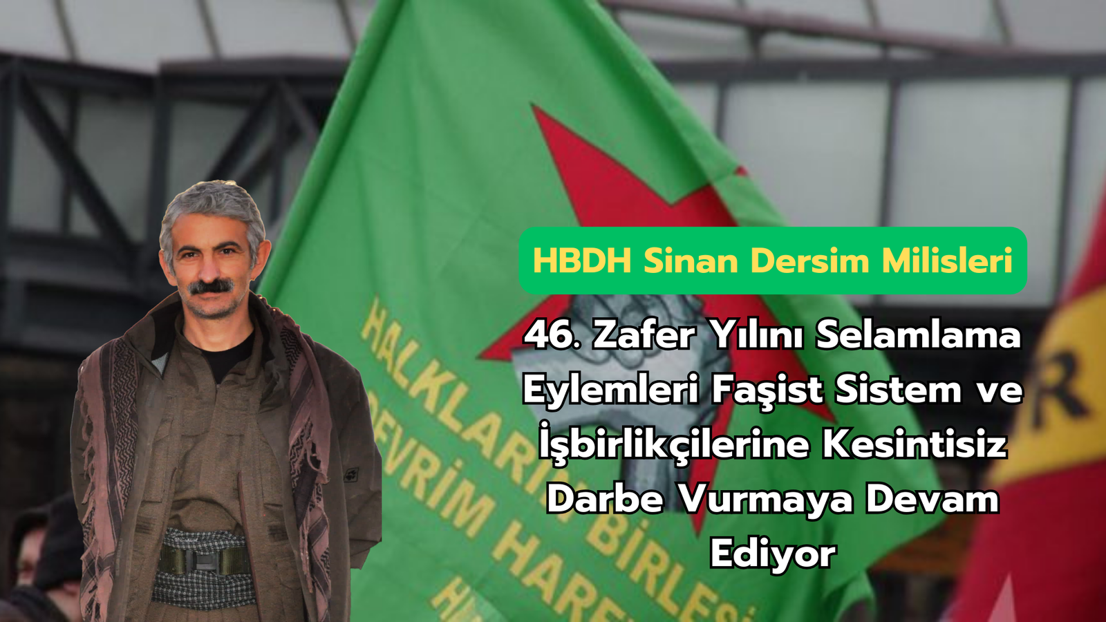 HBDH Sinan Dersim Milisleri; “İzmir’de Bir Fabrikayı Özel Teknikle Hedef Aldık!”