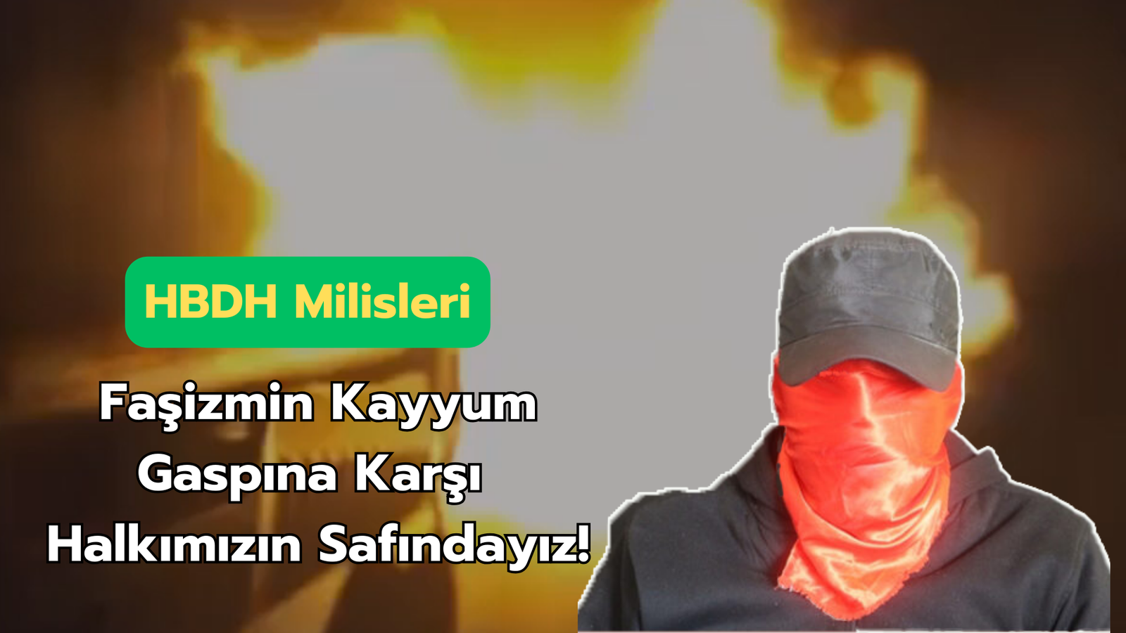 HBDH Milisleri; “Faşizmin Kayyum Gaspına Karşı Halkımızın Safındayız!”